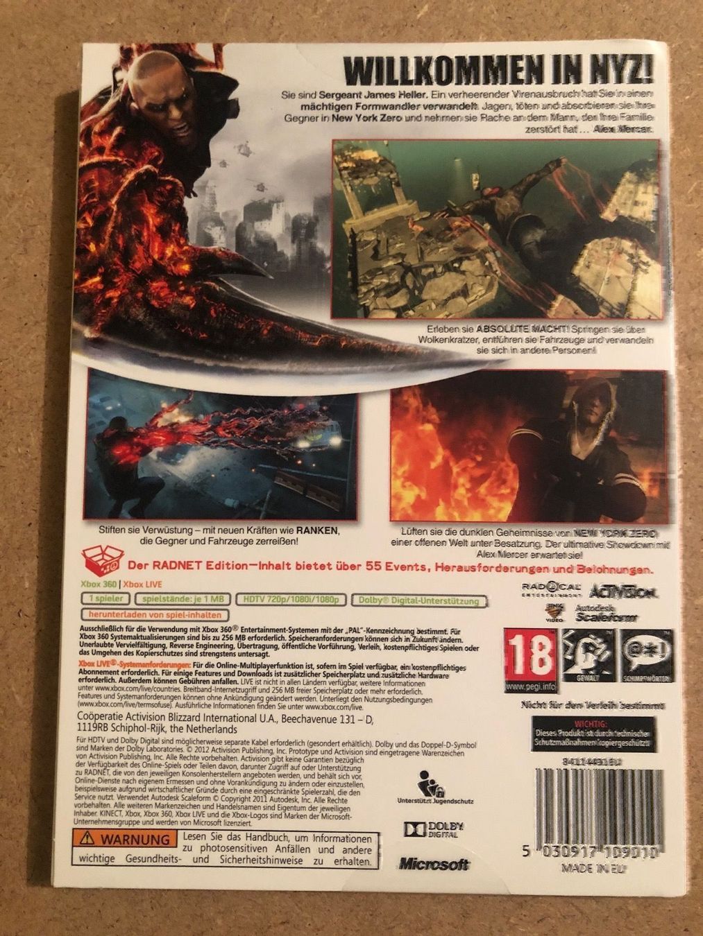 Microsoft Spiele: Prototype 2 für Xbox 360 Neu – Neu und originalverpackt aus Kestenholz von Mad18 1