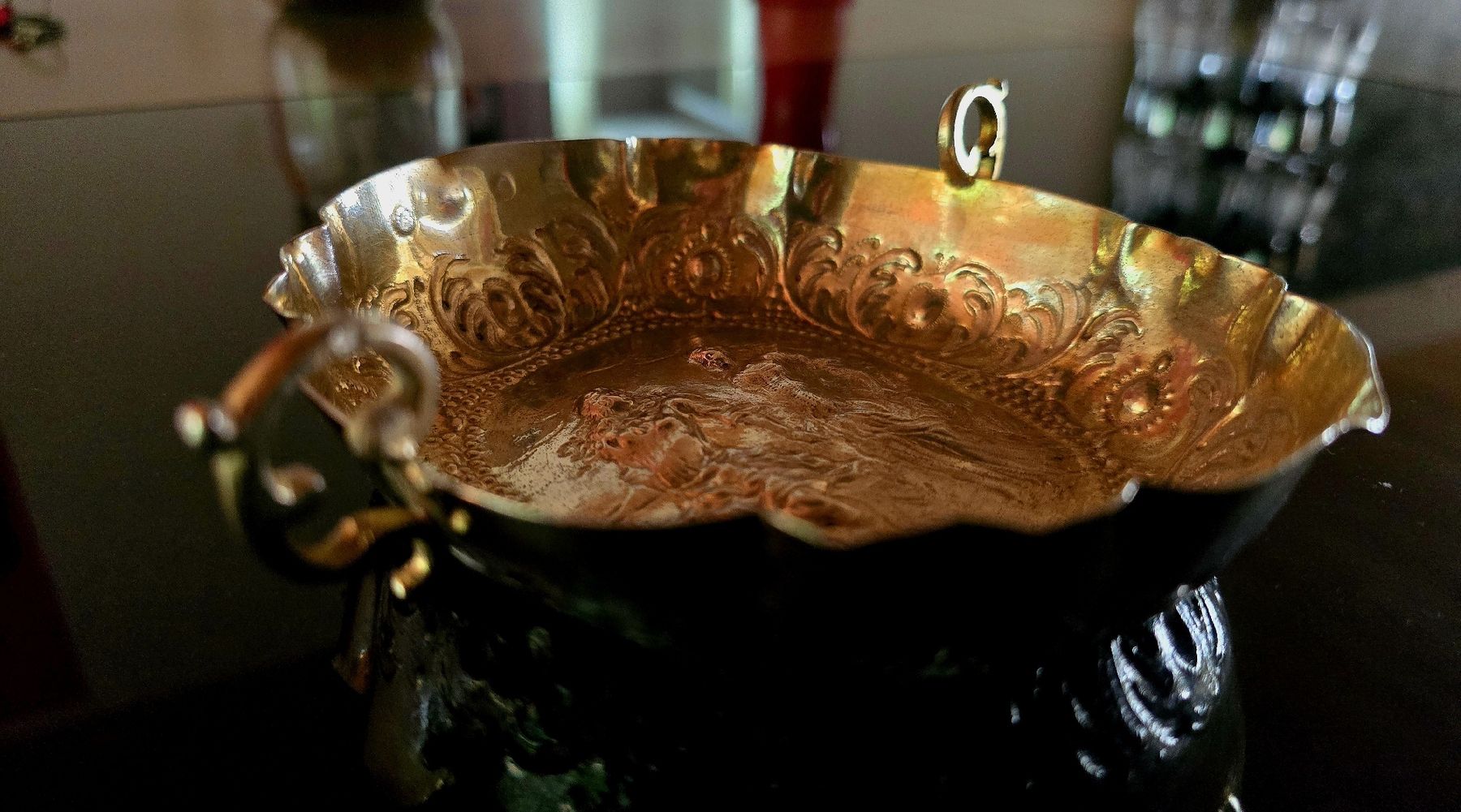 Ciotole: Barocke Augsburger Silber Weinprobierschale um 1685 – Usato da Opfikon venduto da koiliebhaber 1