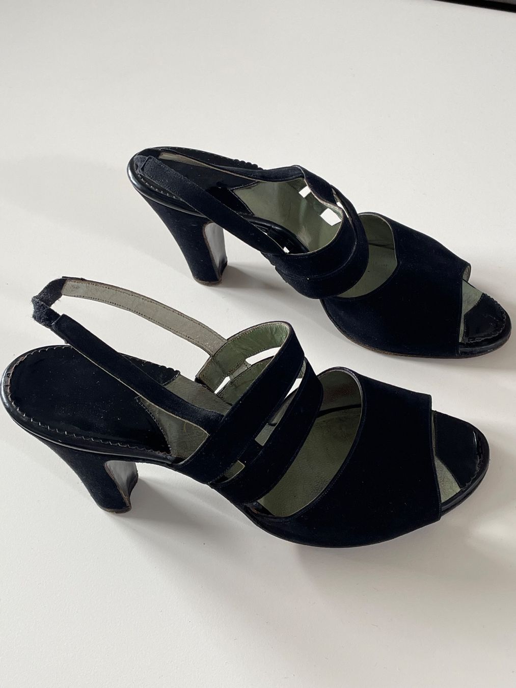 Bally Damenschuhe: Sandaletten, BALLY, Wildleder, schwarz, 37 – Gebraucht aus Zürich von san_z75z 4