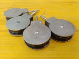 5 Stk. Rollen, Durchmesser 50 mm, neuwertig, Top Zustand!