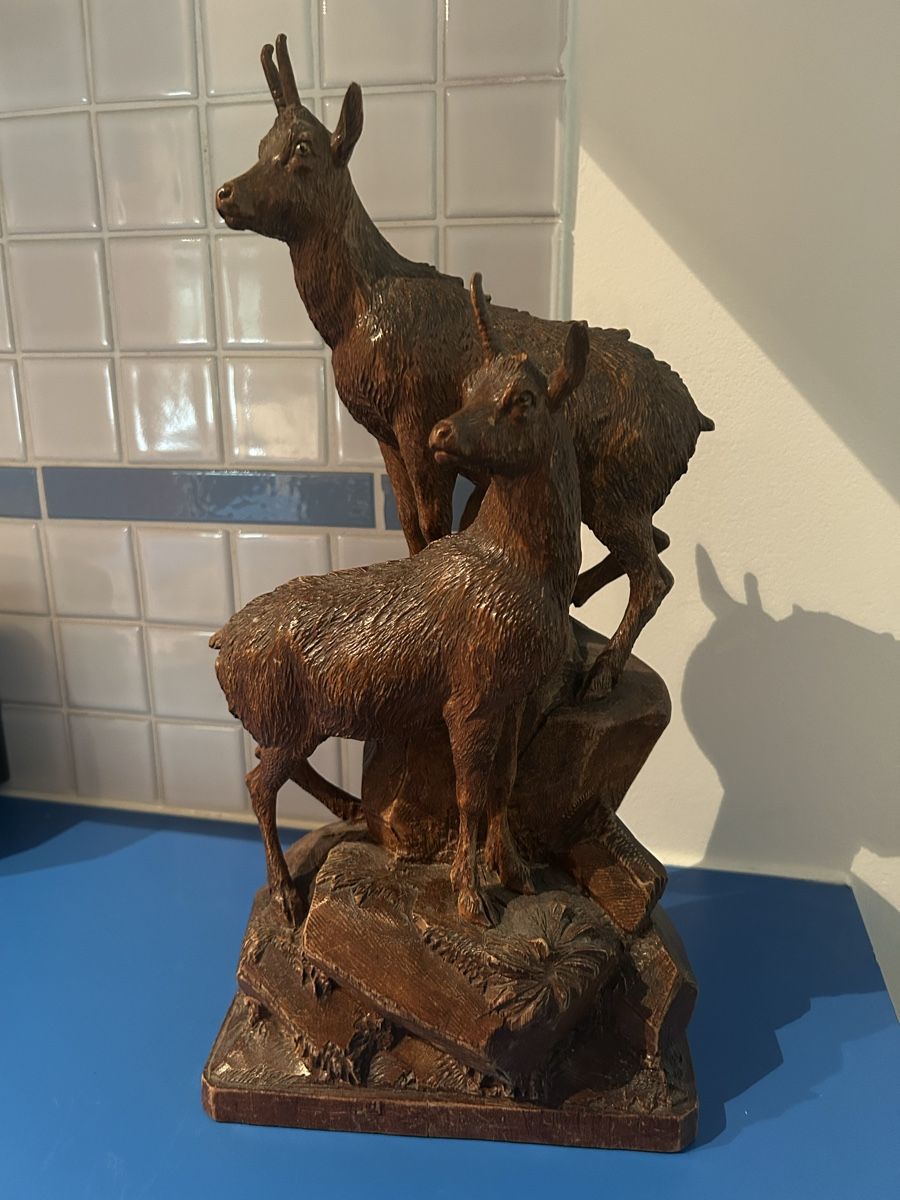 Sculture & Statue: Schöne Skulptur Gämse  – Usato da Bülach venduto da larson27 6