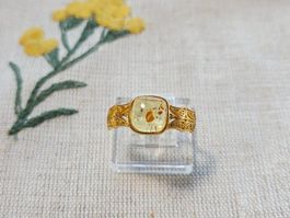 NEW - S925 Citrine Ring (Adjustable)