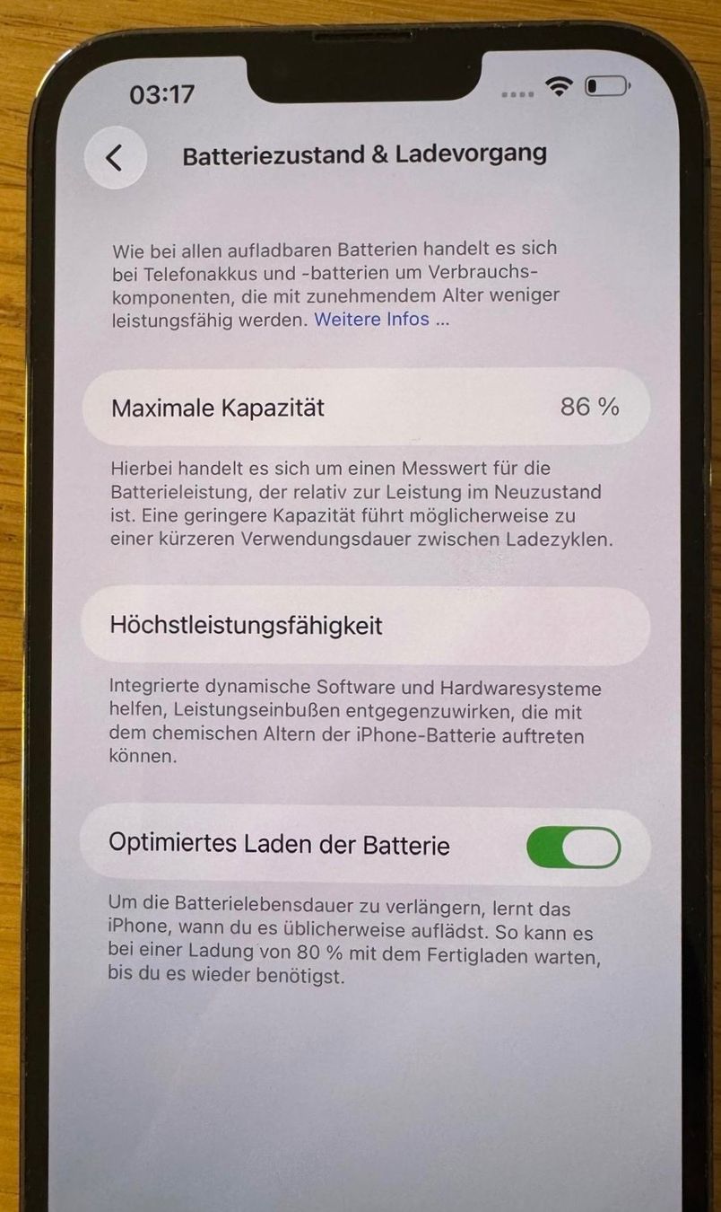 Apple Portables: IPHONE 13 PRO MAX 128gb Graphit einwandfreier optischer Zus. – D'occasion à Aesch BL par Shiva84 6
