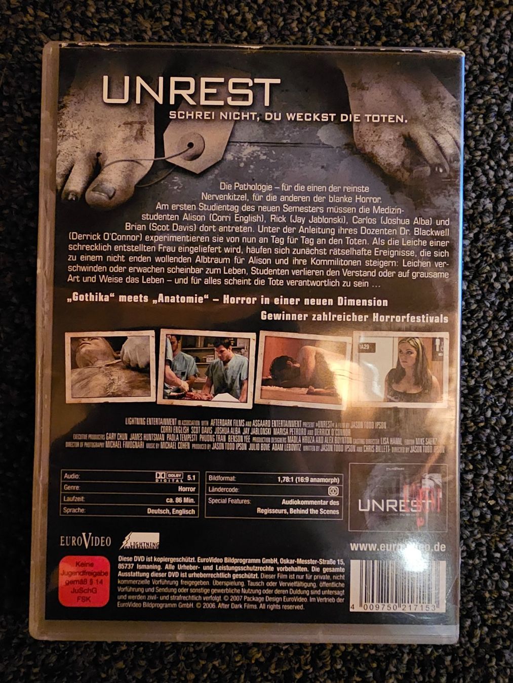 Tutti i DVDs: UNREST(14199) – Usato da Ruswil venduto da jan_bxl5 1