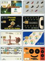 8 Telefonkarten Spanien