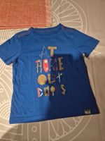 Cooles T-Shirt Jack Wolfskin blau Grösse 104.
