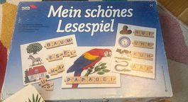 Lesespiel aus Holz