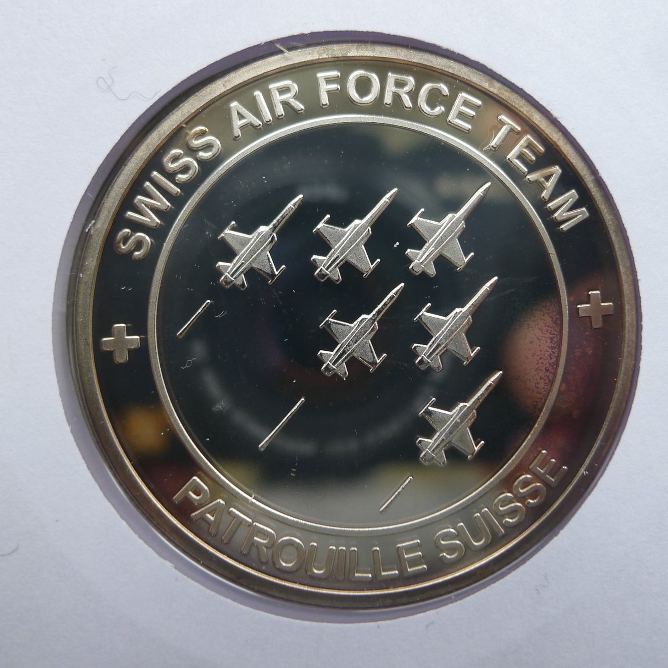 Alle Briefmarken: 2014 Numisbrief "Flat Mirror" 50 Jahre Patrouille Suisse – Gebraucht aus Sursee von Luzernerraute 2