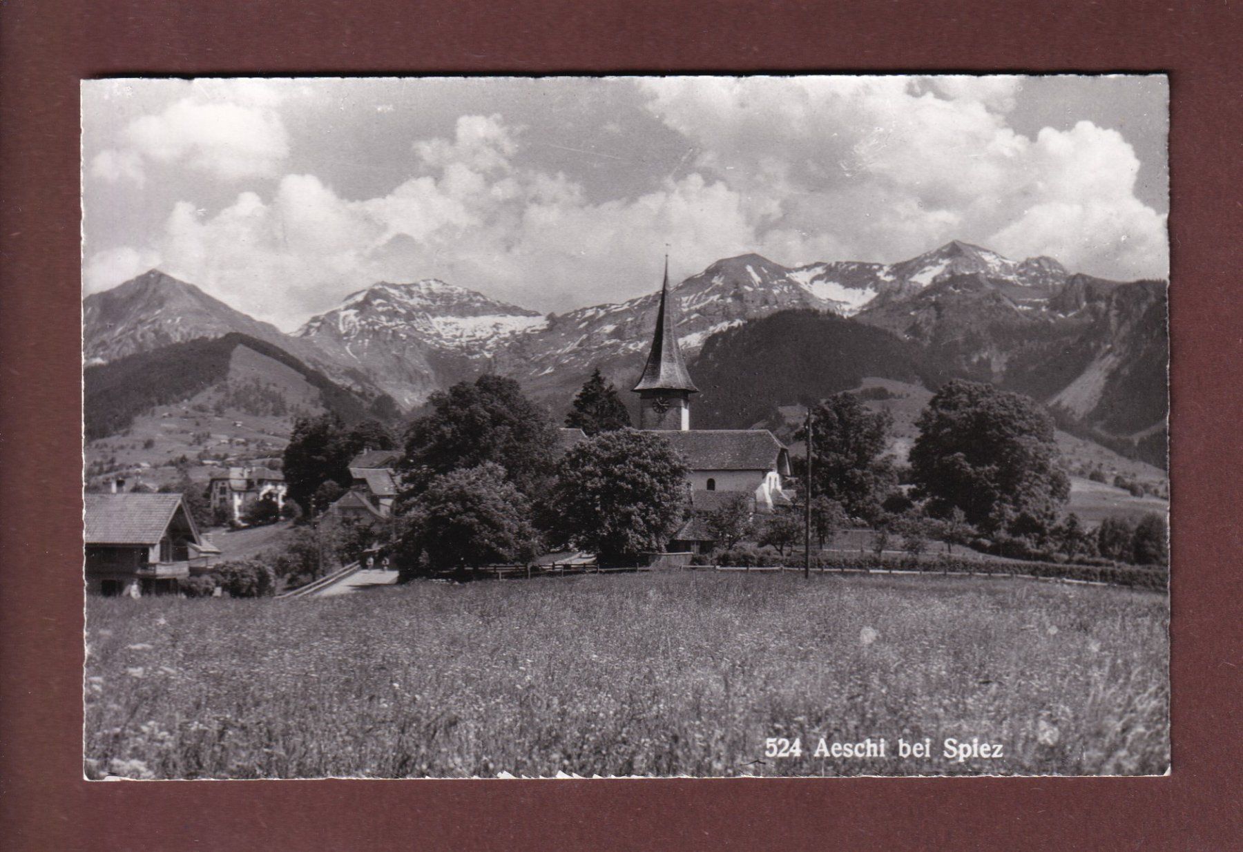 Cartoline postali: AESCHI bei Spiez – Usato da Pully venduto da nicecards-shop