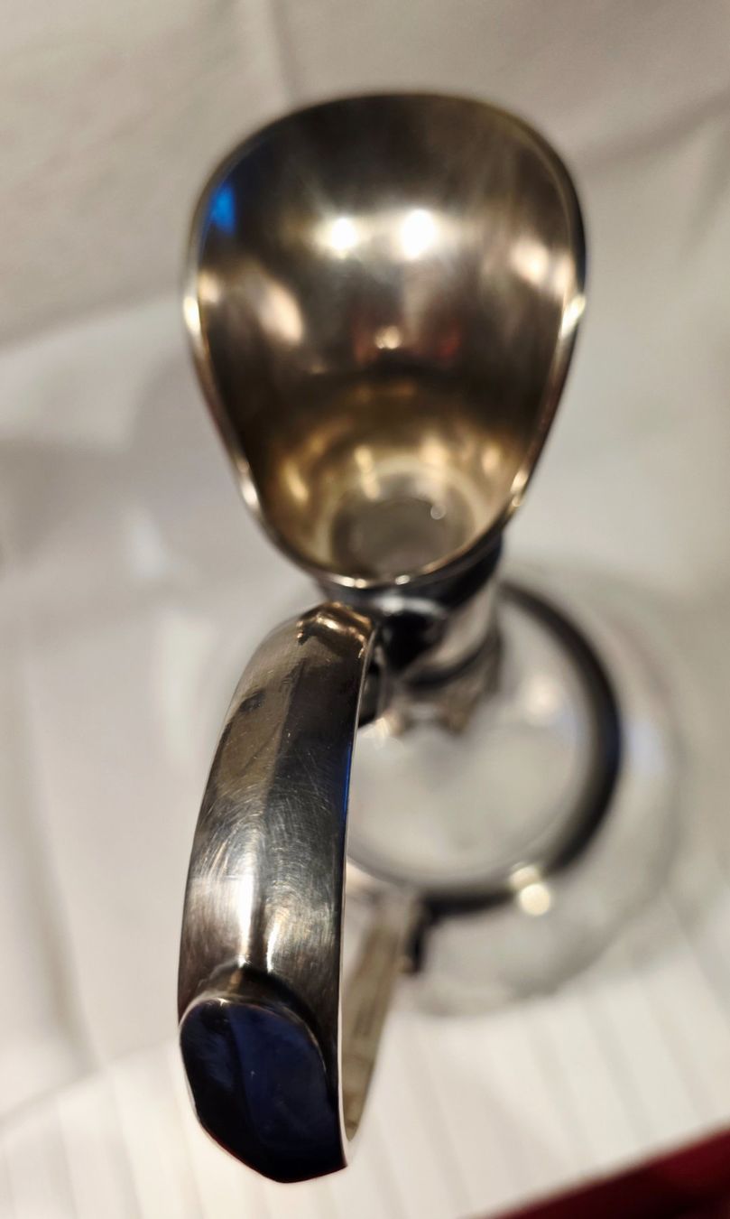 Caraffe: Edle Karaffe mit Montur und eingeritzter Rebenranke – Usato da Berlingen venduto da Farfallina23 2