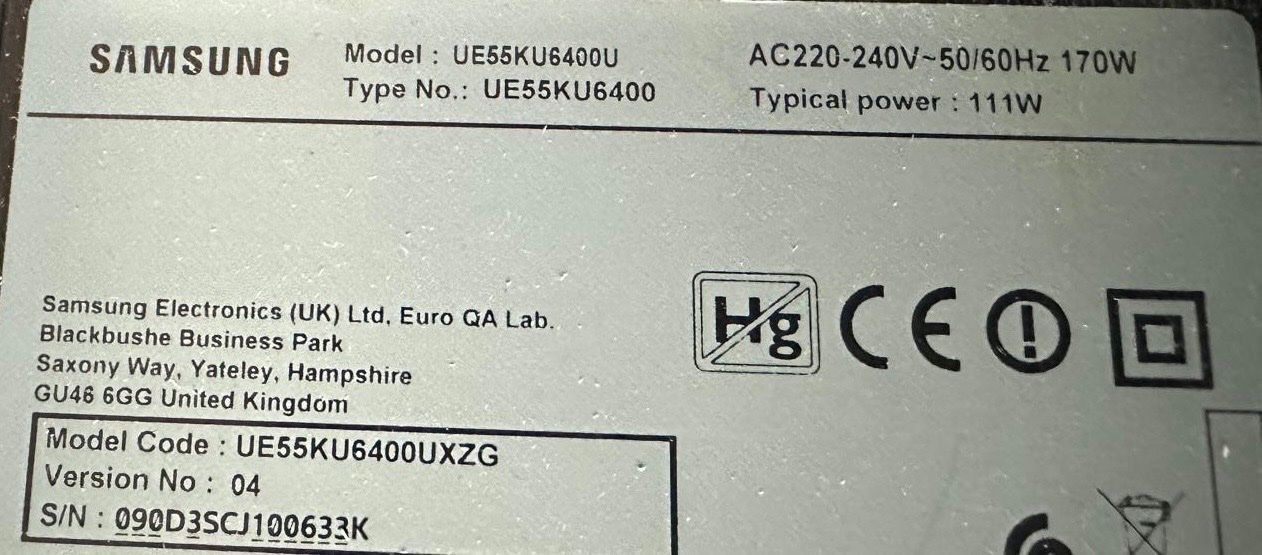Televisori: TV Samsung 55“ – Usato da Oberriet SG venduto da Demi_H 2