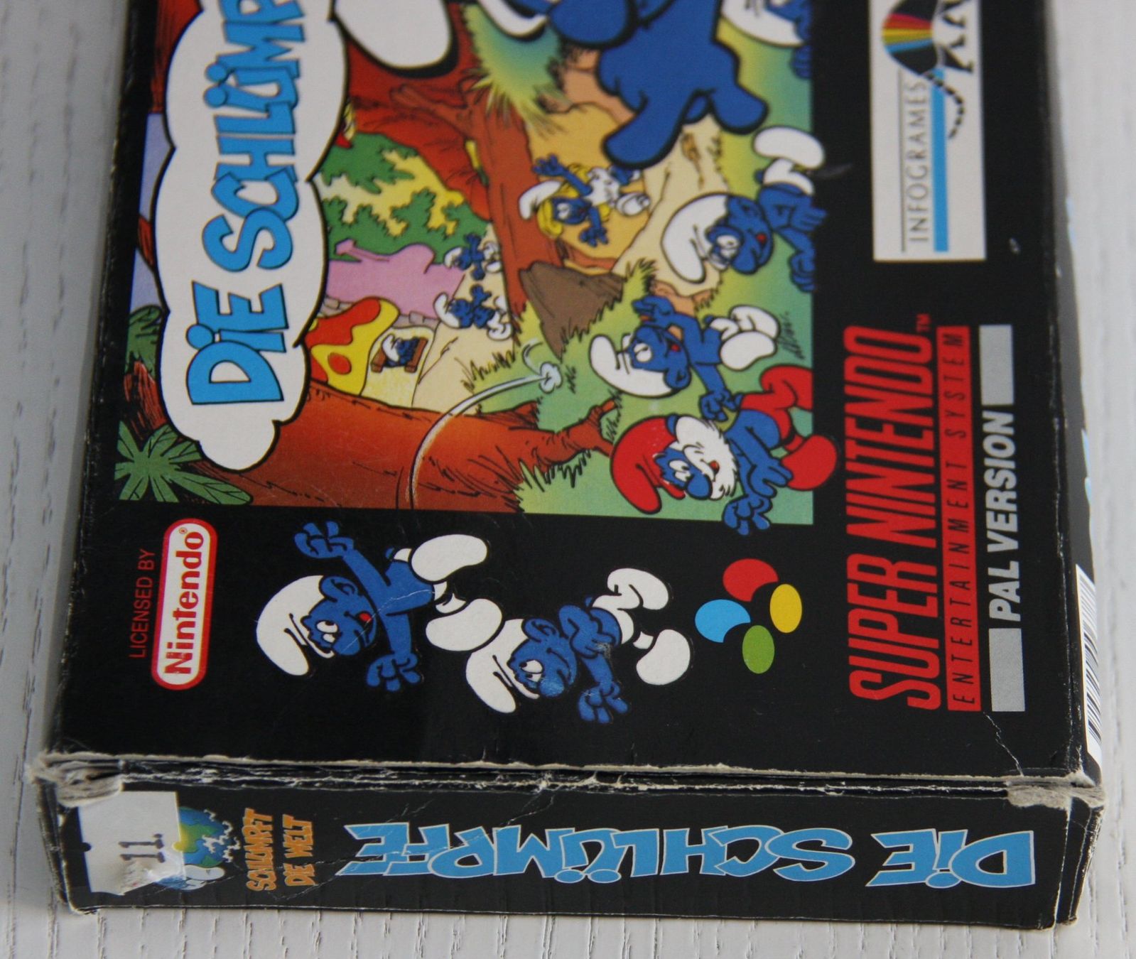 Giochi: SNES Die Schlümpfe – Usato da Fisibach venduto da Retrogames24 5