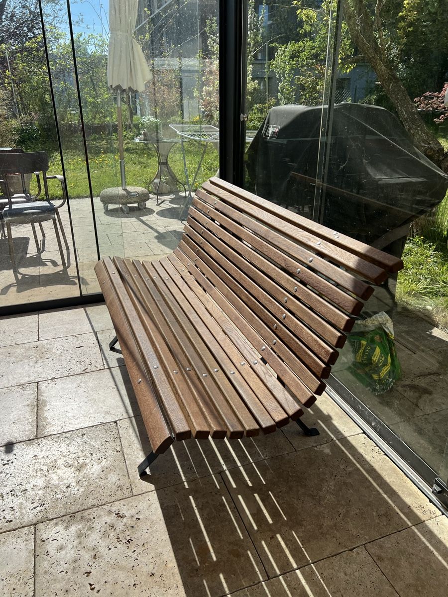 Panchine: Antiker Gartenbank, Hartholz neu – Usato da Wabern venduto da La-Vitrine 3
