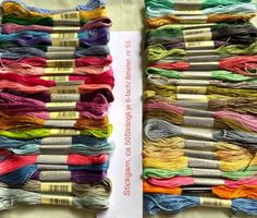 Stickgarn Garn  50x  Kreuzstich Knüpfen Armbändeli Basteln