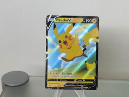 (Near Mint) Pikachu V SWSH143 Promo (EN) Black Star, Pokemon