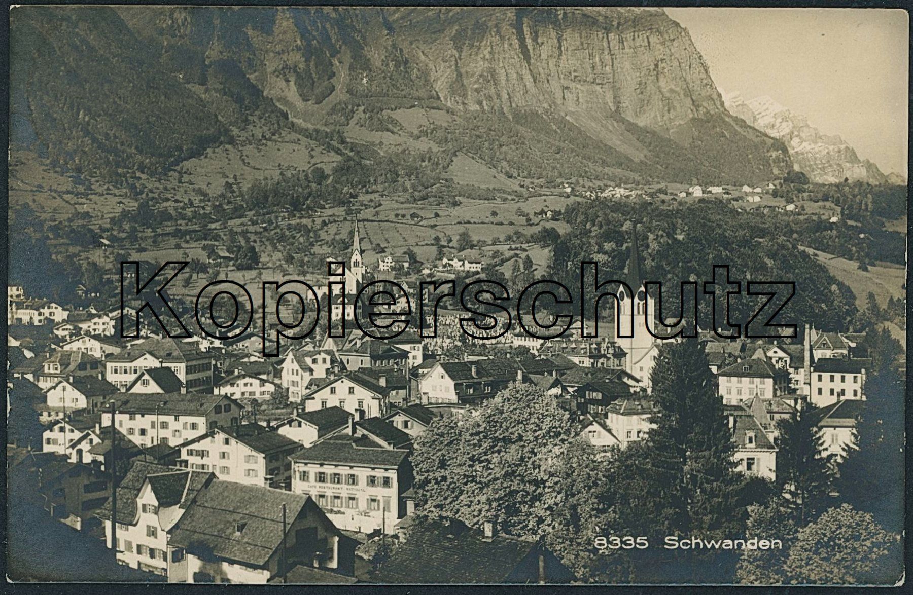 Ansichtskarten: GL Schwanden – Gebraucht aus Schindellegi von masutka7