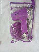 WOLF Haartrockner HD-504 lila neu mit Zubehör