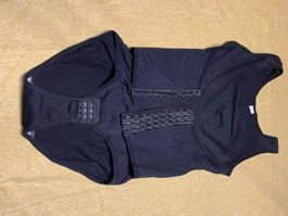 Body modellante nero con ganci tgM/L-controllo pancia