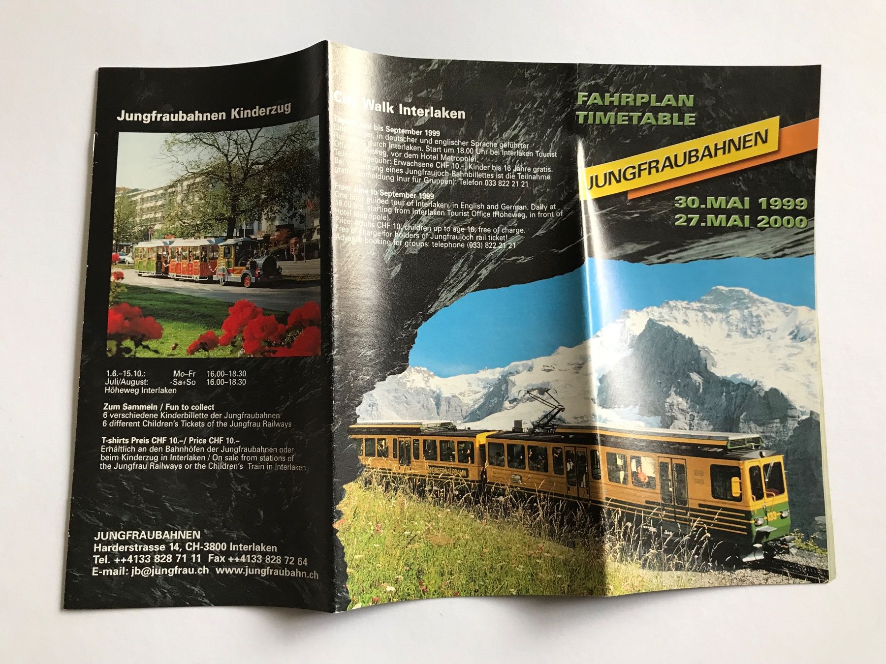 Dokumente: Fahrnplan vom Jahre 1999/2000 – Gebraucht aus Feldmeilen von Allerlei3112 1