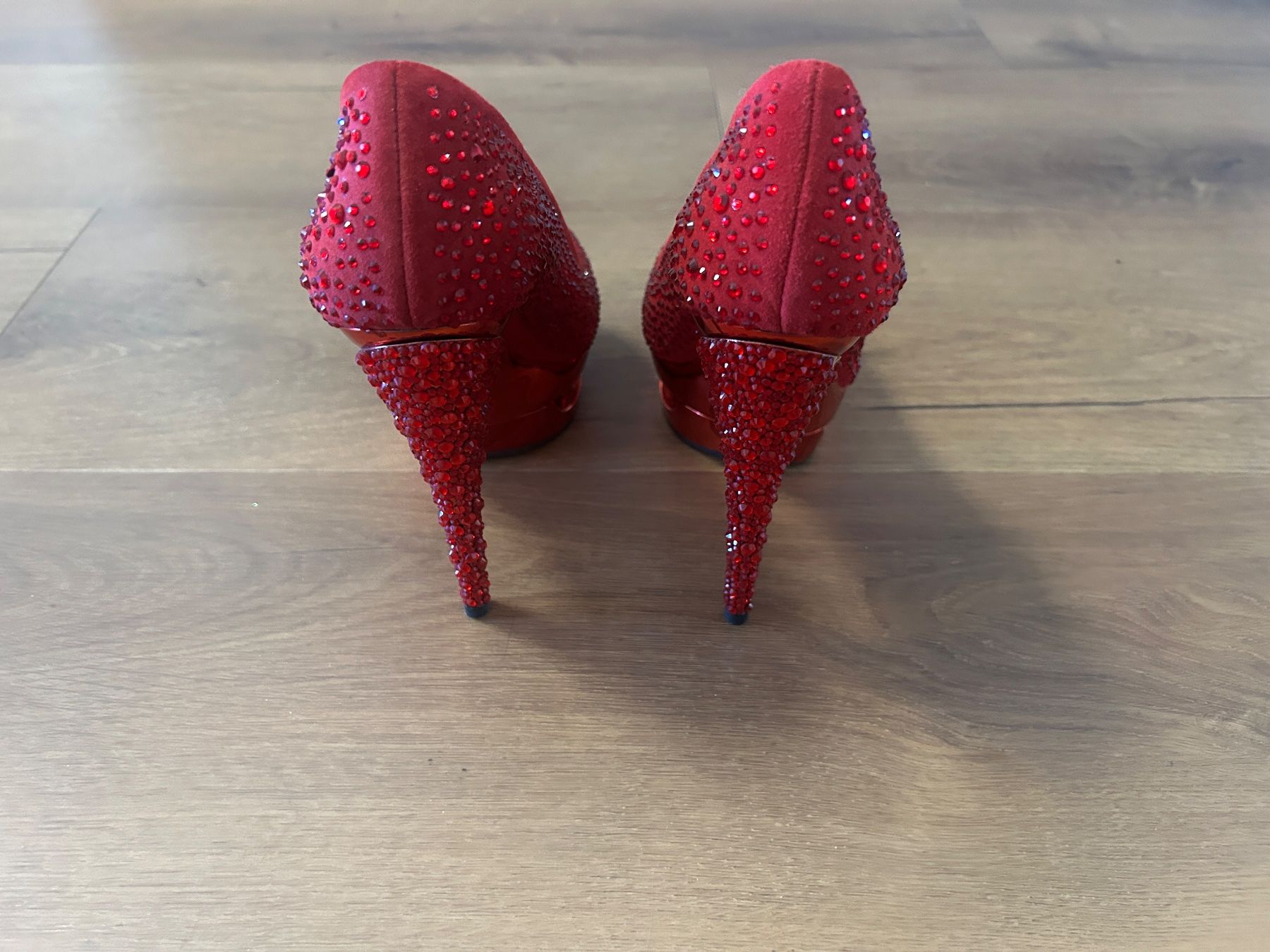 Scarpe da donna: Pleaser LUXUS DOUBLE-PLATFORM PUMPS Rot Gr 39 NEU – Nuovo e nell'imballaggio originale da Regensdorf venduto da Spyke55 5