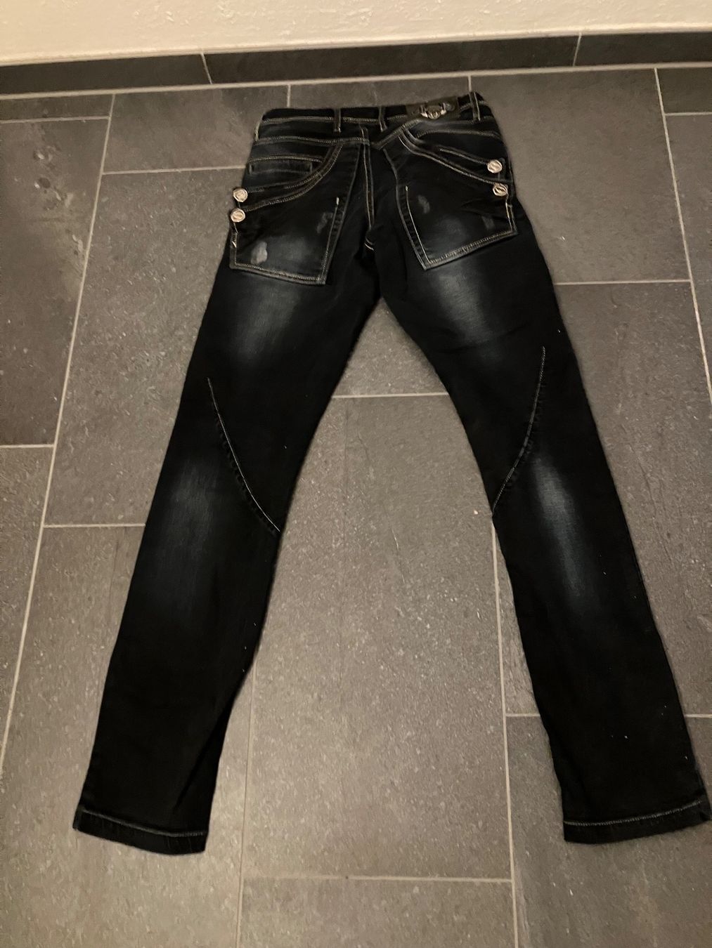 Hosen: Jeans Hose dunkelblau  Gr. S – Gebraucht aus Bettwiesen von Zustand57 1