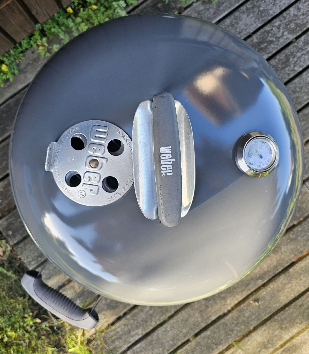 Weber Griglie: Weber Rundgrill grau – Usato da Steinebrunn venduto da sassi31 3