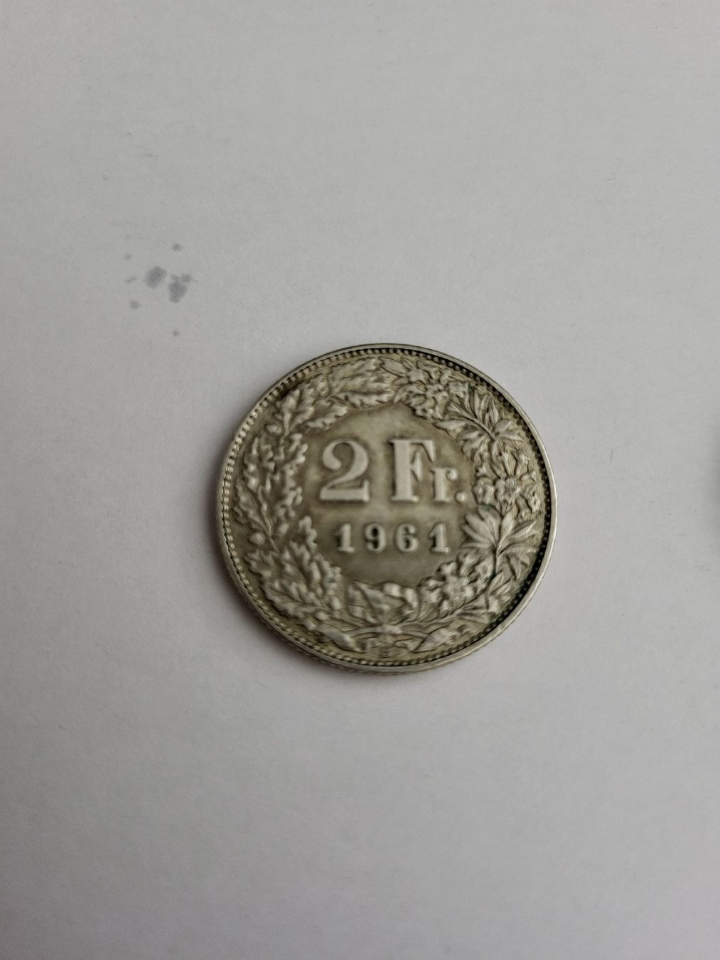 Alle Münzen: 2X Fr 2.-, 1961, 1963 – Gebraucht aus Riehen von tamola67 2