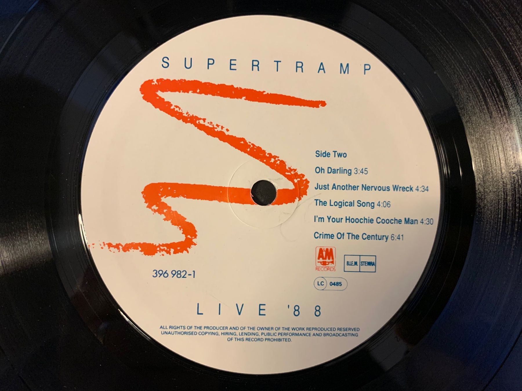 Dischi in vinile: Supertramp - LIVE '88 – Usato da Aesch BL venduto da BlueMusicRecords 5