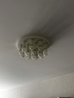 Deckenleuchte weiss mit 16 Lampen guter Zustand