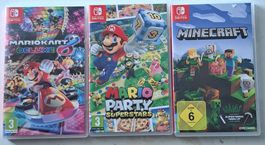 Nintendo switch Spiele Mariokarte/MARIOPARTY/Mini Kraft