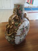 Chinesische Vase originelles China Dragon Design Vögel Motiv