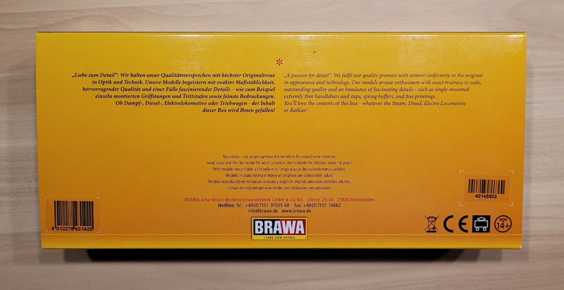Brawa Modellini di ferrovie: Brawa 43142 Lokoop Ae 477 "Mittelthurgaubahn" – Nuovo e nell'imballaggio originale da Bremgarten AG venduto da Sportivo2007 3