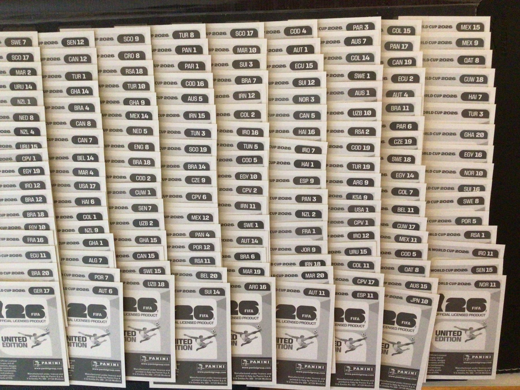 Panini Carte collezionabili: 255 Panini Bilder WM 2026 ab Fr.1.00 – Nuovo (secondo la descrizione) da Roggwil BE venduto da Worni52