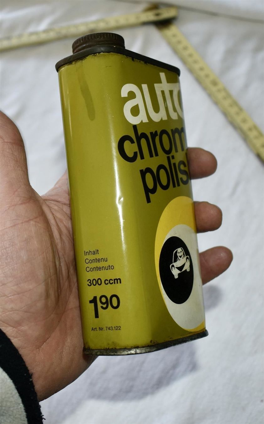 Barattoli: VINTAGE auto chrom polish BLECHDOSE – Usato da Pfaffhausen venduto da mono_rec 6