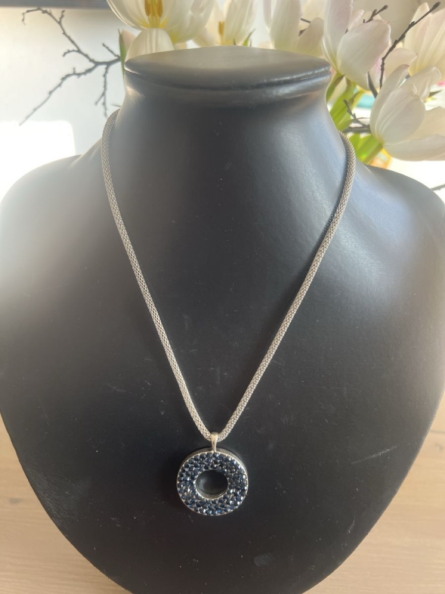 Catenine: Wunderschöne Halskette mit blauem Anhänger, – Nuovo (secondo la descrizione) da Seon venduto da Sunny-Schmuck78