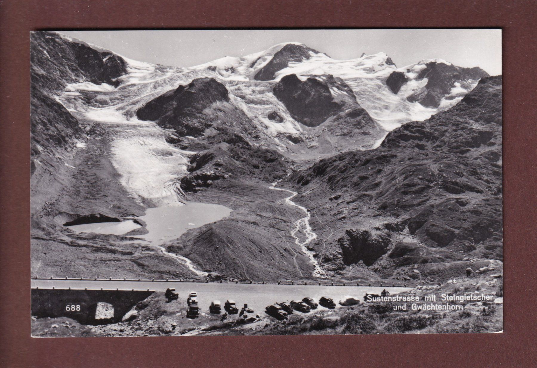 Cartoline postali: SUSTENSTRASSE - Steingletscher - 1959 – Usato da Pully venduto da nicecards