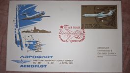 Swissair Moskau - Zürich 04.04.1971