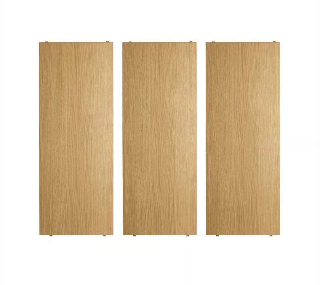 String Scaffali: NEU! String shelf 78 x 20 cm, 3-pack, oak – Nuovo e nell'imballaggio originale da Au ZH venduto da liinaj