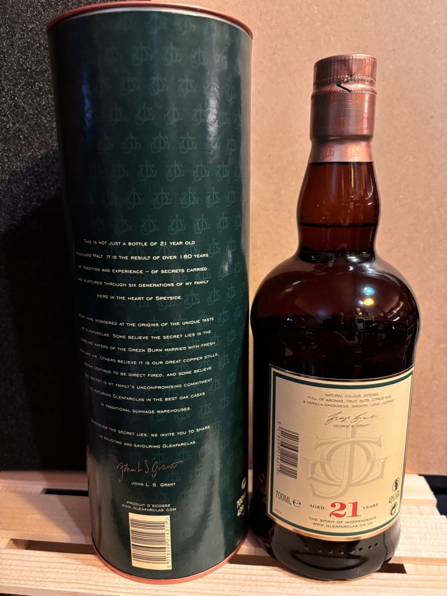 Glenfarclas Bevande alcoliche: Glenfarclas 21 Years ab 1.- !!! – Nuovo e nell'imballaggio originale da Mülchi venduto da Lafite70 1