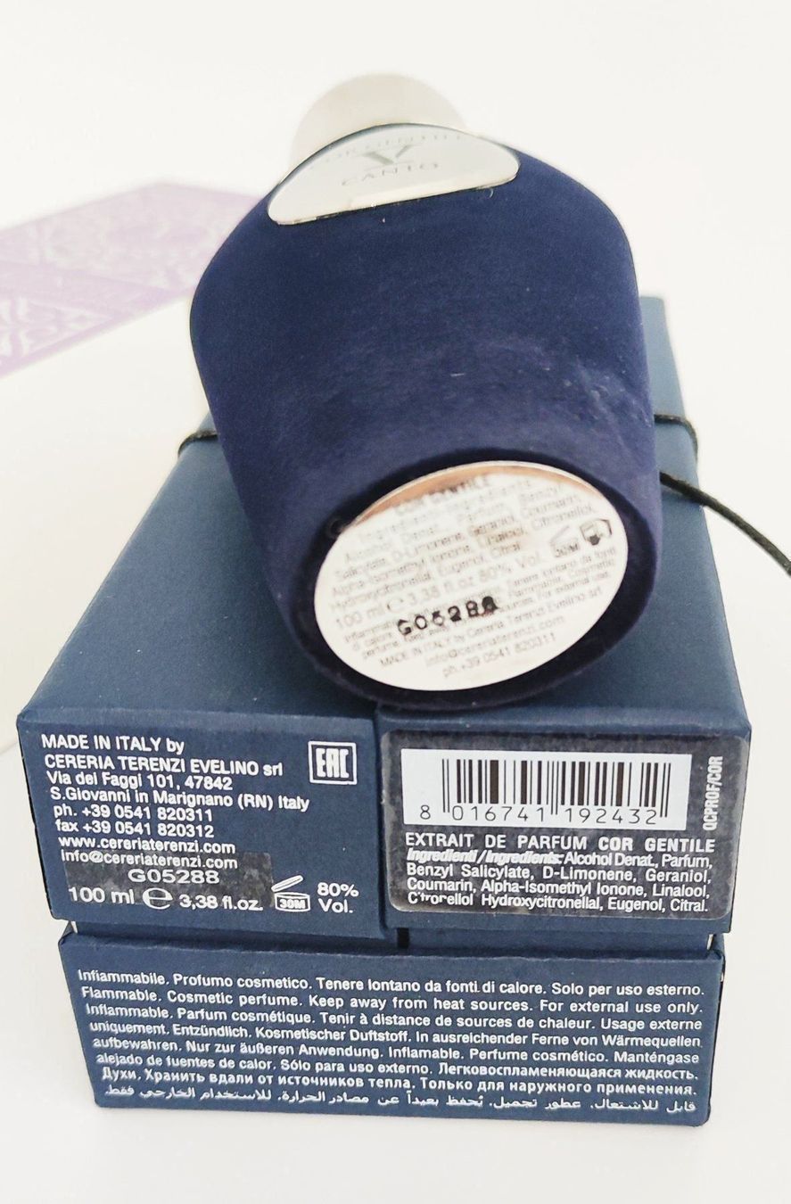 Profumi & Eau de Toilette: Cor Gentile von V Canto * Extrait EDP – Usato da Zürich venduto da Loveparfumes 4