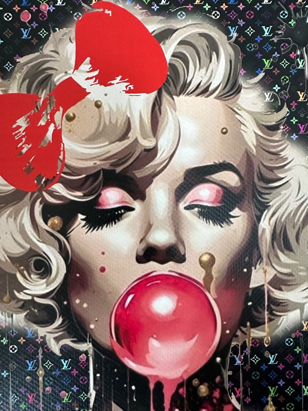 Dipinti: Death: Hot Vuitton Bubble Monroe, POP Art, signiert – Nuovo (secondo la descrizione) da Meilen venduto da Smgdesign 5