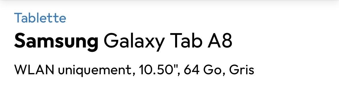 Samsung Tablet PC: Samsung Galaxy Tab A8 – Gebraucht aus Grancy von Benrig 7