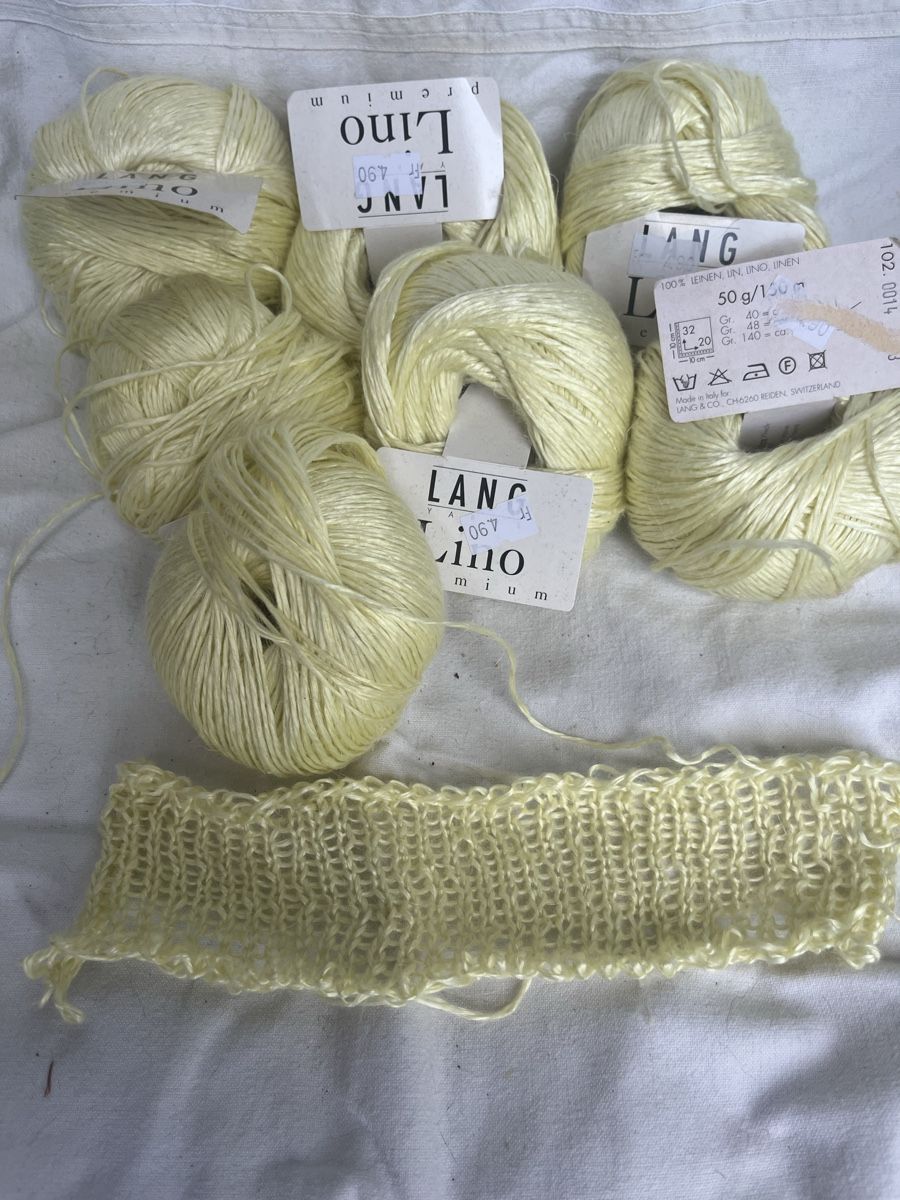 Cordelettes & Fils: 350 gr Garn, 109 % Leinen – Neuf (Voir description) à Wila par Fritz-Wila