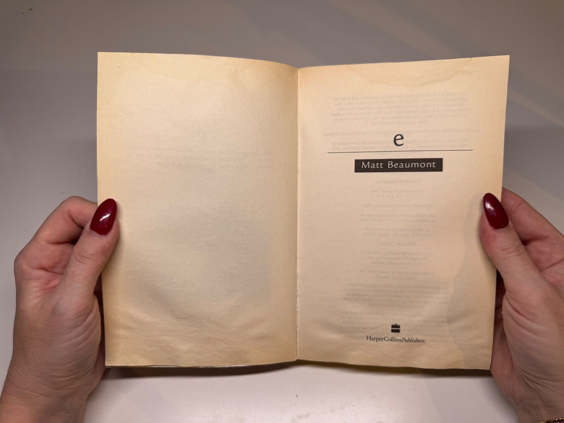 Libri: NOVEL: Matt Beaumond, e. – Usato da Grosswangen venduto da English_books 2