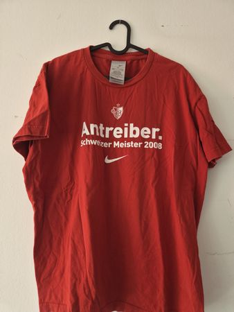 FC Basel T-Shirt Nike Antreiber Meister 2008 Grösse XL