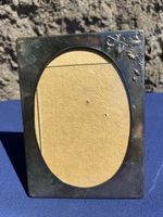 Fotorahmen Sterling Silber 925 floral Motiv oval 12x9 cm