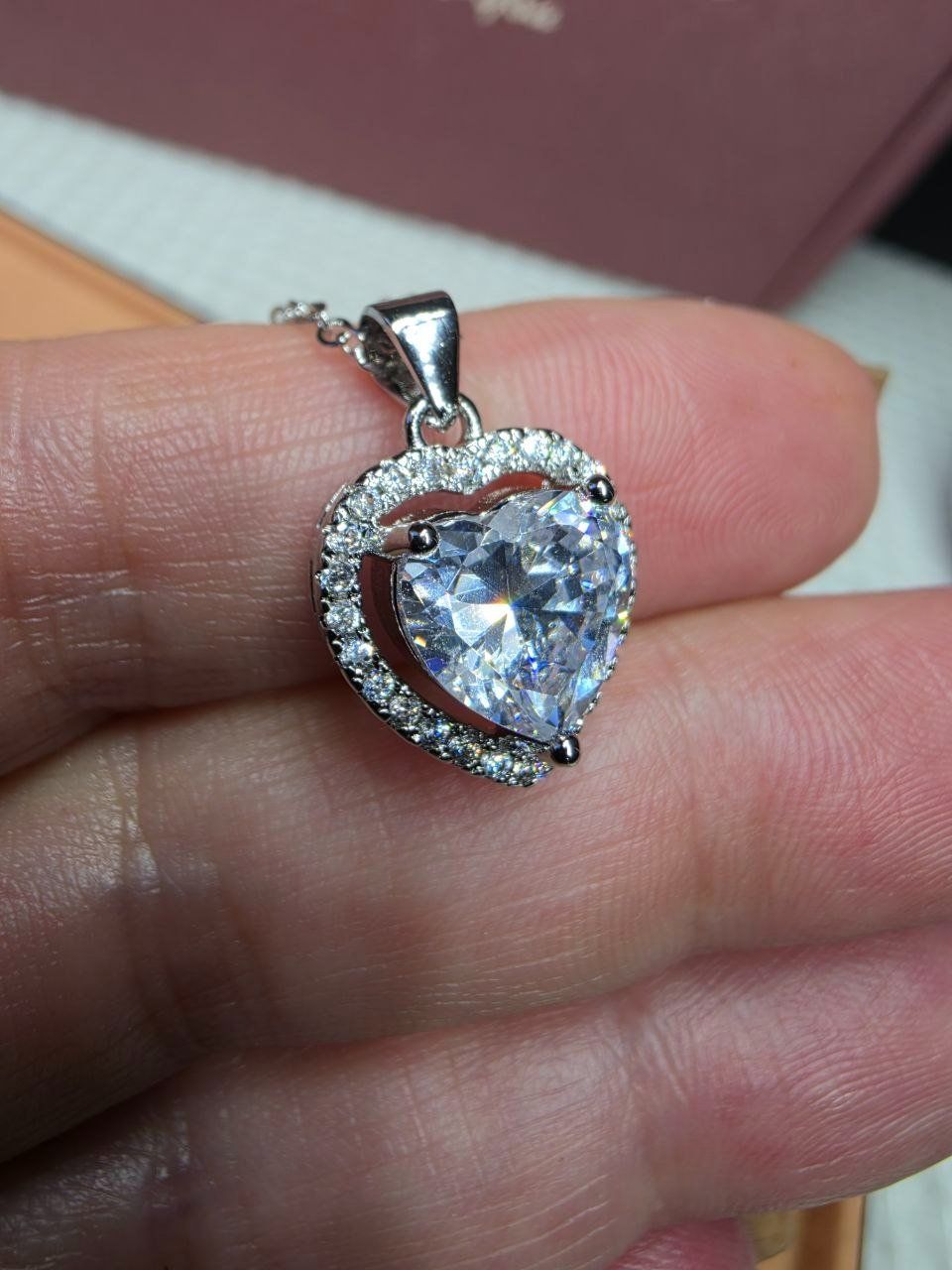 Catenine: Collier argent avec zircons – Nuovo e nell'imballaggio originale da Reconvilier venduto da Tsma67 9
