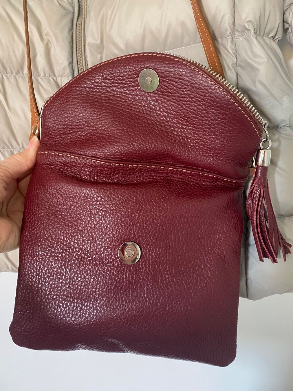 Borse da donna: CUOIERIA FIORENTINA Leder Umhängetasche – Usato da Besazio venduto da BagCycle 2