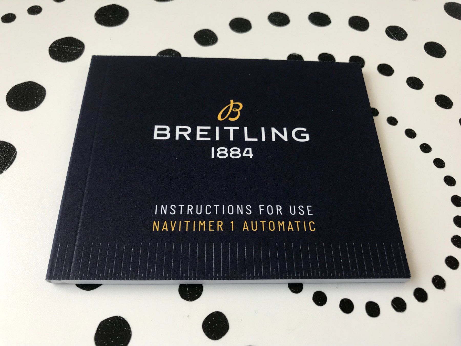Breitling Dokumente: BREITLING - NAVITIMER 1 AUTOMATIC - INSTRUCTIONS FOR USE – Neu (gemäss Beschreibung) aus Epalinges von watchforyou