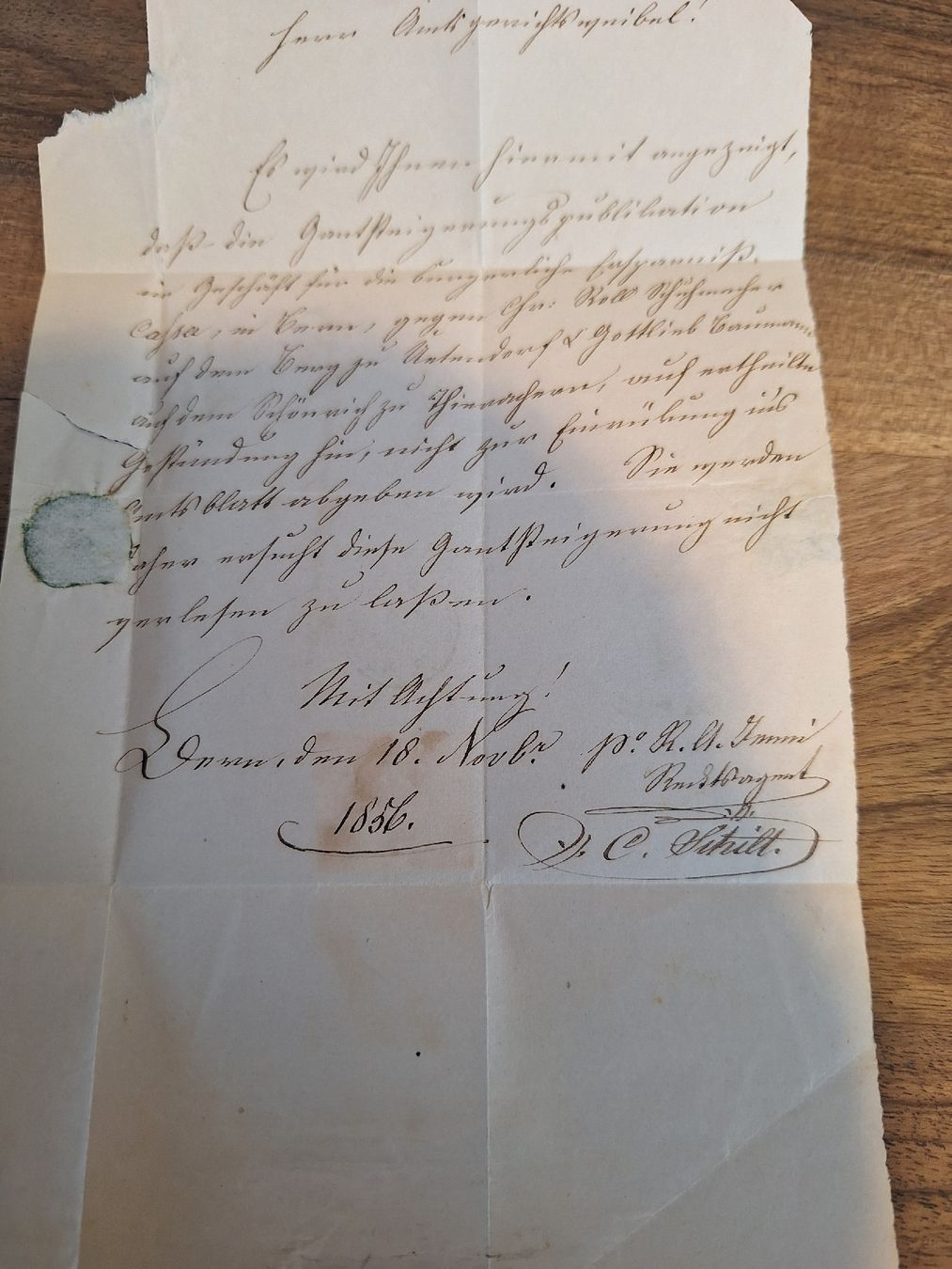 Tutti i francobolli: Strubelbrief 23C.a Kat. 550.- mit Attest Bern - Thun – Usato da Balgach venduto da SIMEON27 3